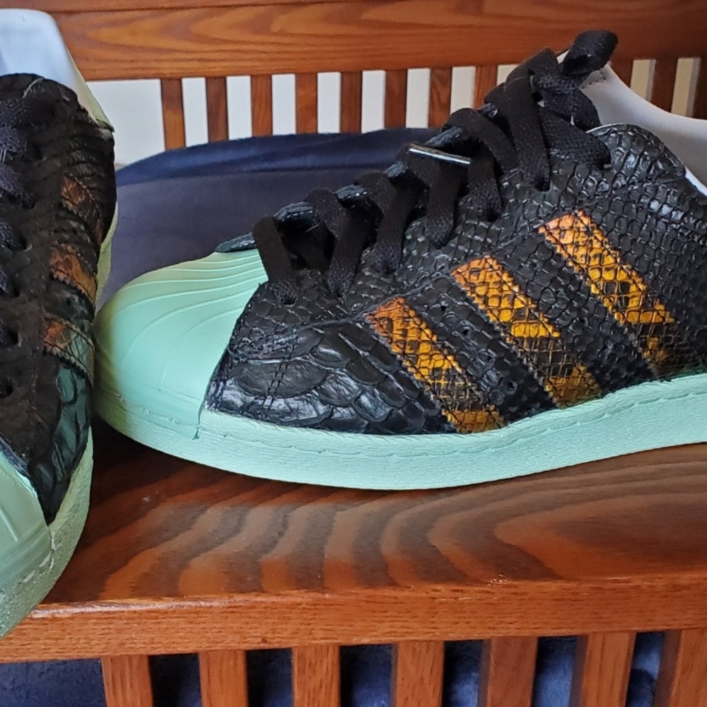 Adidas custom made shell toe